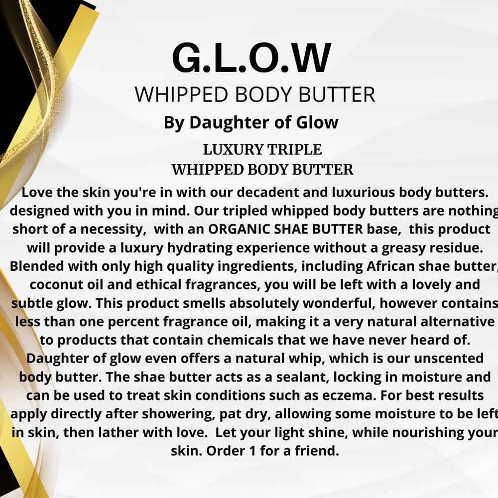 G.L.O.W Whipped Body Butter